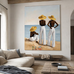 Harbor of Light – Coastal Figurative Wall Art