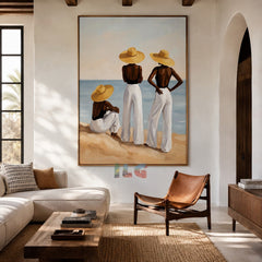 Harbor of Light – Coastal Figurative Wall Art