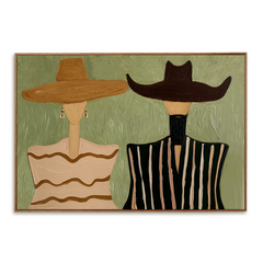 Kindred Horizons – Modern Figurative Wall Art hand-painted wall art