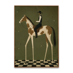 Regal Figures – Modern Figurative Wall Art hand-painted wall art