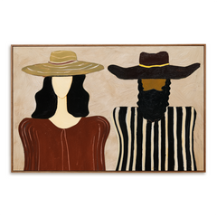 Shared Seasons – Modern Figurative Wall Art hand-painted wall art