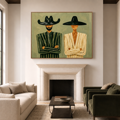 Silent Covenant – Modern Figurative Wall Art