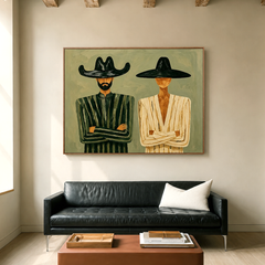 Silent Covenant – Modern Figurative Wall Art