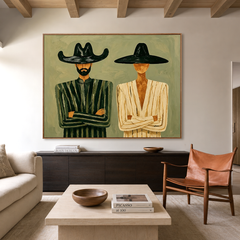 Silent Covenant – Modern Figurative Wall Art
