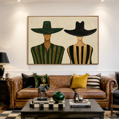 Urban Silhouettes – Abstract Minimalist Figure Wall Art