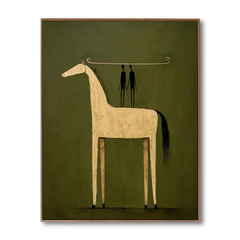 Olive Passage – Western Rider Wall Art hand-painted wall art