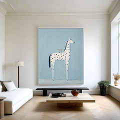 Sky Toast – Whimsical Horse Canvas Art