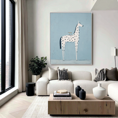 Sky Toast – Whimsical Horse Canvas Art
