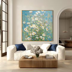 Blue Meadow Bloom – Landscape Wall Art