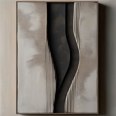 Unique Textured Abstract Wall Art – Handmade 3D Painting
