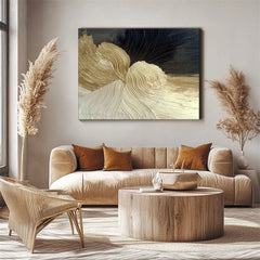 Elegant Swirls – Textured Abstract Wall Art