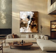 Ethereal Waves – Textured Seascape Oil Painting