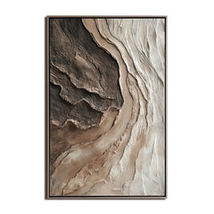 Natural Canyon – 3D Abstract Nature-Inspired Canvas Painting for Living Rooms
