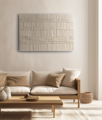 Ocean Breeze Textured Art,Wabi-Sabi Inspired Handmade Wall Art – Textured Seascape Wall Art