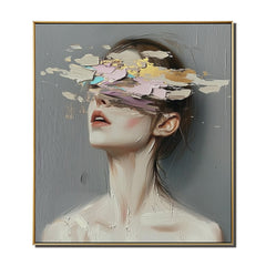 Shattered Vision – Portrait Oil Painting