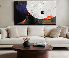 Cosmic Rhythm – Textured Abstract Wall Art