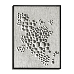 Cellular Drift – Wabi-Sabi Textured Wall Art