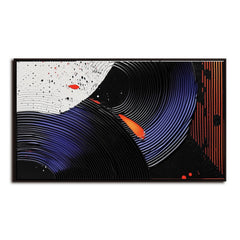 Cosmic Flow – Textured Abstract Wall Art