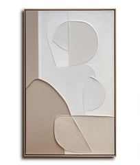 Tranquil Forms – Textured Geometric Wall Art