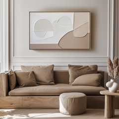Tranquil Forms – Textured Geometric Wall Art