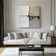 Earthy Balance-Wabi – Sabi Textured Abstract Wall Art