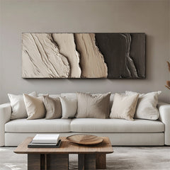Harmony in Motion – Abstract Textured Oil Painting on Canvas for Modern Interiors