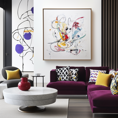 Whimsy Loop – Abstract Mouse Character Graffiti