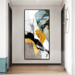 Catching Leaves – Textured Abstract Wall Art