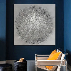 Dandelion – Textured Abstract Wall Art