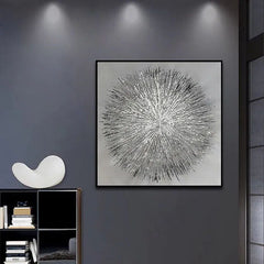 Dandelion – Textured Abstract Wall Art