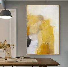 Golden Haze – Abstract Wall Art