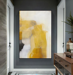 Golden Haze – Abstract Wall Art