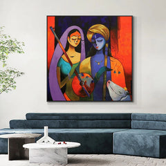 Guardians of the Desert – Landscape Oil Painting