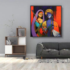 Guardians of the Desert – Landscape Oil Painting