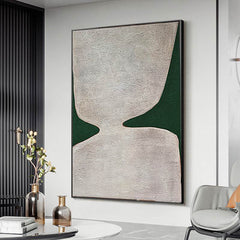 Hourglass – Wabi-Sabi Textured Wall Art