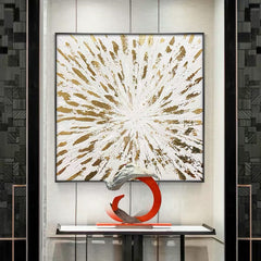 Into the Depths – Textured Abstract Wall Art
