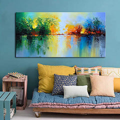 Lakeside – Landscape Oil Painting