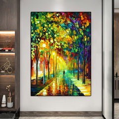 Midnight in Seoul – Landscape Oil Painting
