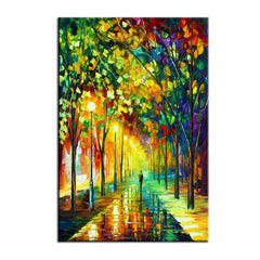 Midnight in Seoul – Landscape Oil Painting