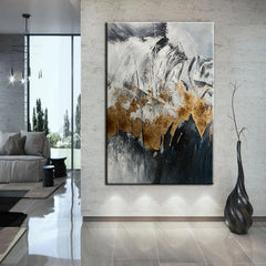 Mount Meru – Textured Abstract Wall Art