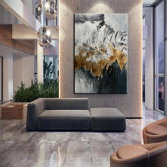 Mount Meru – Textured Abstract Wall Art