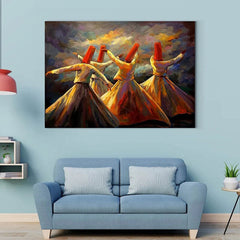 Nocturnal Dances – Turkish Whirling Dervish Wall Art