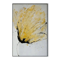 Pollen – Textured Floral Oil Painting