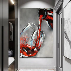 Pouring Wine – Abstract Wall Art