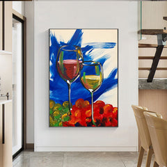 Red and White – Abstract Wall Art