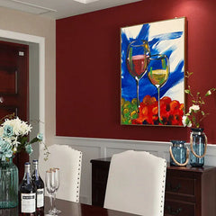 Red and White – Abstract Wall Art