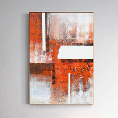 Red Glare – Textured Abstract Wall Art