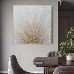 Sunbeam Fountain – Textured Abstract Wall Art