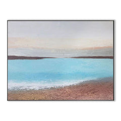 The Caspian Sea – Textured Seascape Oil Painting
