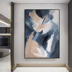 The Embrace – Textured Abstract Wall Art